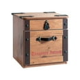 thumbnail image 4 of Cilek Kids Room Pirate Wood Nightstand with 2 Drawers in Dark Brown, 4 of 6
