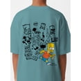 thumbnail image 4 of The Simpsons, Boys' Elevated Front and Back Graphic T-Shirt, Bad Boy Spray, Sizes 4-18, 4 of 8