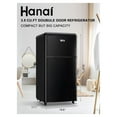 Compact Refrigerator 3.5 Cu.Ft Mini Fridge With Freezer 2 Door Mini