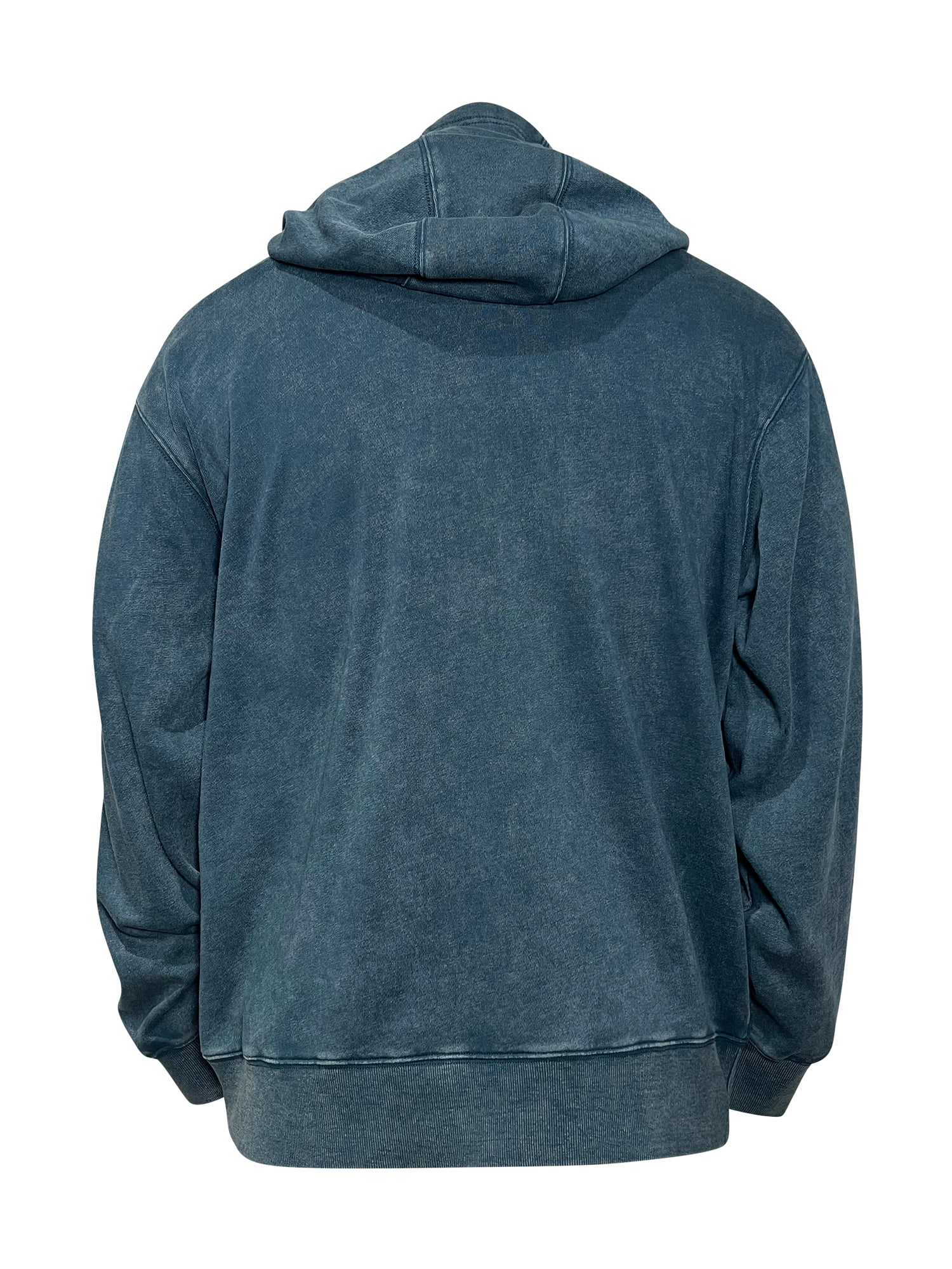 NEW JERSEY Raw Edge Type Long Sleeve Hooded Sweatshirt