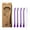 Purple, variant on Harliver 304 Stainless Steel Drinking Straws with Filter Spoon,Tea Straws with Cleaning Brush,Reusable Stirring Spoon,Yerba Mate Bombilla Suitable for Coffee Shops, Milk tea Shops (4 spoon)