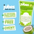 thumbnail image 4 of Jubes Pandan Nata De Coco Jelly Cubes, 12.7 oz (Pack of 1) – Coconut Gel in Syrup, Pandan Jelly Cubes for Sago, Boba, Fruit Tea, Yogurt, Ice Cream, Desserts, 4 of 7