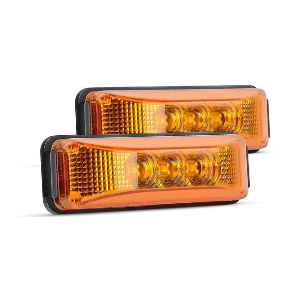 2 uds 3,9 pulgadas YONGSHENG Luz de posición lateral LED trasera delantera 3 Leds