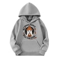 thumbnail image 4 of Halloween Sweatshirt Boys Girls Long Sleeve Oversized Hoodie with Pocket Fall Winter Party Holiday Clothes, 4 of 4