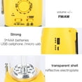 thumbnail image 3 of Linterna LED para acampar, linterna solar recargable, linterna de manivela para acampar, tormentas y cortes de energía., 3 of 5