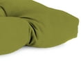 thumbnail image 5 of Jordan Manufacturing 44" x 18" Veranda Kiwi Green Solid Rectangular Tufted Contoured Outdoor Wicker Settee Bench Cushion, 5 of 13