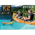 Intex Sierra K2 Inflatable Kayak with Oars and Hand Pump