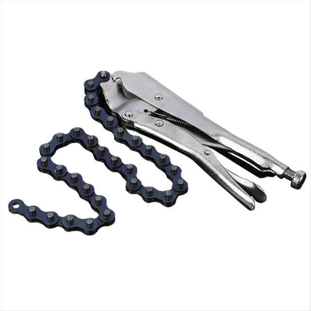 Alicates de Cadena, Llave de Abrazadera de Tubo de Tipo Cadena Universal de 10 Pulgadas de Industrial Multifuncional Extendida
