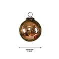 thumbnail image 2 of Serene Spaces Living Decorative Antique Bronze Mercury Glass Ball Ornament for for Holiday Décor, Set of 6, 2 of 6