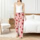 thumbnail image 4 of Balery Cute Strawberry C Pantalones de pijama para mujer, pijamas ultraligeros, pantalones de estar por casa-Large, 4 of 6