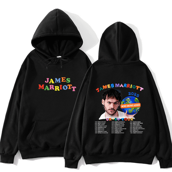 James Marriott 2025 Tour Merch Hoodies Women/Men Fashion Sweatshirts Harajuku Streetwear Harajuku Clothes