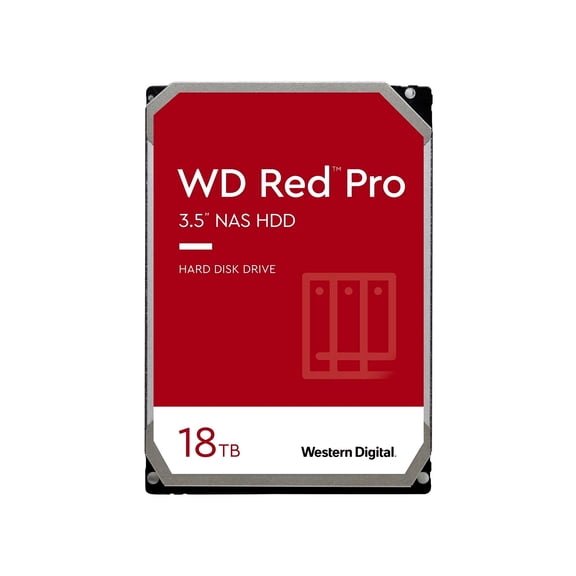 WD Red Pro WD181KFGX 18 TB Hard Drive, 3.5" Internal, SATA (SATA/600)