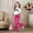 F-1061Hot Pink, variant on Big Kids Girls Outfit Bow Printed Short Sleeve Round Neck Top And Flare Leg Pants Two Piece Comfortable Fashion Sets For Daily Wear Brick Red 9-10 Years