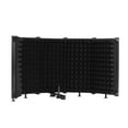 thumbnail image 1 of EIMELI Microphone Isolation  Portable Tabletop Sound Absorbing Foam Reflection Filter Mic Soundproof  with 38-inch Female to 58-inch Male Screw Adapter for Audio Recording Singing Studio, 1 of 7