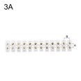 thumbnail image 2 of Uxcell 3A 12 Position Dual Row Type U Screw Terminal Block, 2 of 5