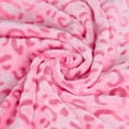 thumbnail image 4 of Flannel Fleece Twin Blanket for Couch, Pink 3D Cheetah Blanket for Adult, Lightweight Warm Cozy Soft Leopard for Bed Sofa 260GSM, Suitable for All Seasons (Pink Leopard,60x80inches), 4 of 8