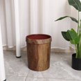 thumbnail image 2 of Contenedor de basura vintage con imitación de madera maciza (1 unidad), 2 of 8