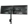 MountIt! Dual Monitor Desk Mount with Adjustable Arms, Tilt, Swivel 32" Maximum Screen Size