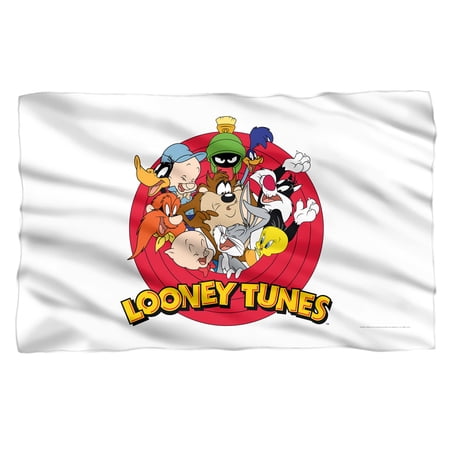 Looney Tunes Blanket 36 x58 Smaller Group Fleece Blanket