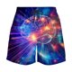 thumbnail image 4 of Pantalones Cortos de Playa con Cordón Impreso Casual para Hombres, 4 of 7