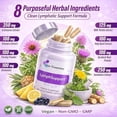 thumbnail image 3 of LymphSupport Herbal Supplement for Lymphatic System, 60 Vegetarian Capsules, Immune & Detox Formula, 3 of 9