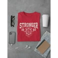 thumbnail image 3 of Stronger Retro College T-Shirt Men -Image by Shutterstock, Male Small, 3 of 4