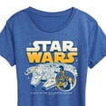 thumbnail image 3 of Star Wars - Han Chewy Millennium Falcon - Women's Short Sleeve Classic Fit Tee, 3 of 5