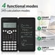 thumbnail image 5 of Scientific Calculators With Writing Tablet,solar Energy Lcd Science Calculator Notepad With 417 Fun, 5 of 5