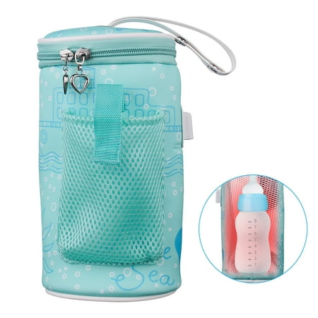 

USB Portable Baby Bottle Warmer Travel Mug Milk Warmer Heater Baby Nursing Bottle Insulated Storage Bag Thermostat Bag