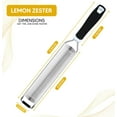 thumbnail image 3 of Kafoor Stainless Steel Zester for Cheese, Lemon, Citrus and much more!, 3 of 8