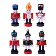 thumbnail image 1 of Juego de cascanueces de soldado YONGSHENG adorno de madera Figura 2,7 pulgadas, 1 of 5