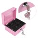 thumbnail image 1 of Mini Caja de Seguridad Portátil de Acero Con Cerradour para Efectivo Con 2 Llaves, 6 Compartimentos para Joyas y Monedas, Portátil para Vieges, Perfecta para El Hogar y LA, 1 of 7