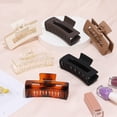 thumbnail image 6 of Genwiss 4 Inch Hair Clips, 6 Pcs Claw Clips for Thick Hair, Large Rectangular Nonslip Hair Accessories, 6 of 8