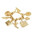 thumbnail image 1 of Pre-Owned CHANEL Icon Charm Bracelet, Gold Plated, Women's (Good), 1 of 7