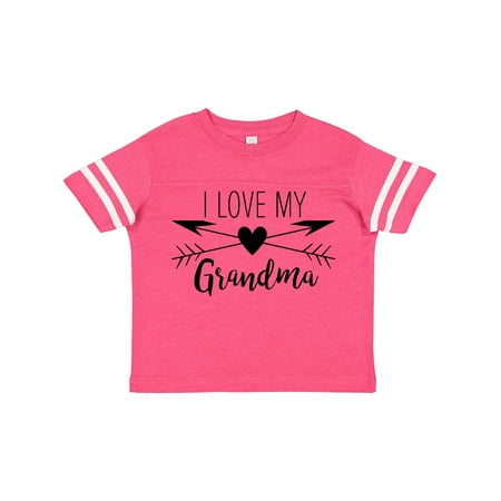 

Inktastic I Love My Grandma Heart and Arrows Gift Toddler Boy or Toddler Girl T-Shirt