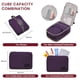 thumbnail image 5 of Mochila de viaje LOVEVOOK 40L para ordenador portátil de 17 pulgadas para mujer y hombre, color morado, 5 of 9