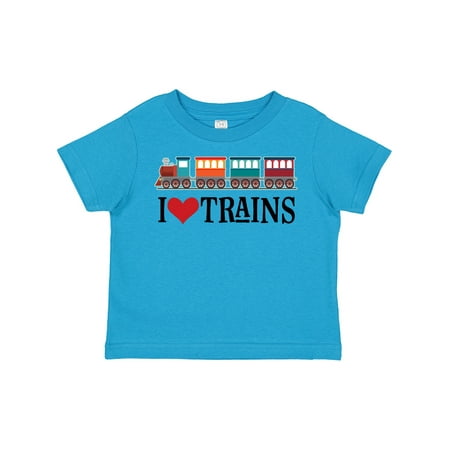 

Inktastic I Love Trains Gift Toddler Boy or Toddler Girl T-Shirt