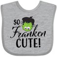 thumbnail image 3 of Inktastic Halloween So Franken Cute Boys or Girls Baby Bib, 3 of 4