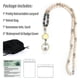 thumbnail image 3 of for Keys Retractable Lanyards for Id Badges Holder India-Agate, 3 of 5