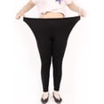 thumbnail image 4 of Henpk Womens Plus Size Clearance Under 10 Fashion Plus Size Womens Sexy Leggings Trousers Yoga Sport Hole Casual Pants Black XXXXXL, 4 of 9
