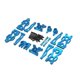 thumbnail image 1 of Piezas de metal mejoradas para coche RC. Pieza de coche RC fácil de instalar para Q130A C8805 1:16 RC. Azul, 1 of 9