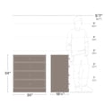thumbnail image 3 of Prepac Astrid Espresso 4-Drawer Dresser, 3 of 6