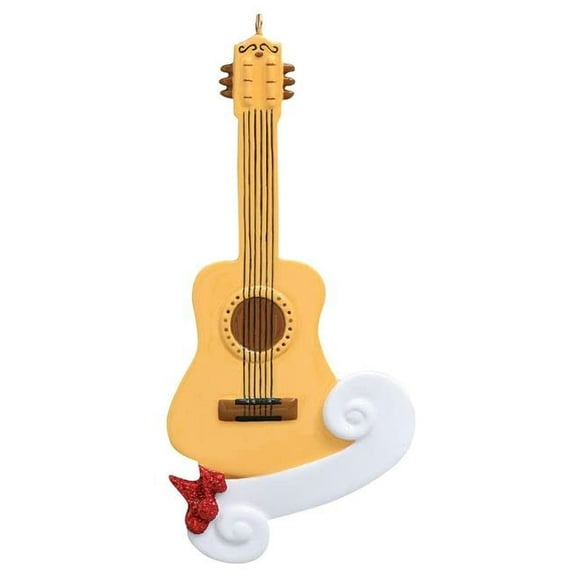 Personalized Classical Guitar Christmas Tree Ornament | Custom Writing Christmas Classical Guitar Gifts | Personalized Ornaments 2022 | Free Customization