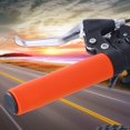 thumbnail image 6 of 1Pair Set Bicycle Mountain Bike Handlebar Sponge Anti Skid Shock Absorbing Grip Cover Orange, 6 of 8