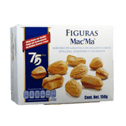 Mac'Ma box of Figuras Cookies galletas hazelnut almond and peanuts 5.29 oz