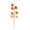 Orange, variant on Artificial Pumpkin Picks, Velvet Pumpkin Stems, Maple Leaf Halloween Picks, Artificial Fall Pumpkin Branches with Flexible Wire Stem for Vase,Centerpiece, Wreath, Mantel, Farmhouse Thanksgiving Decor