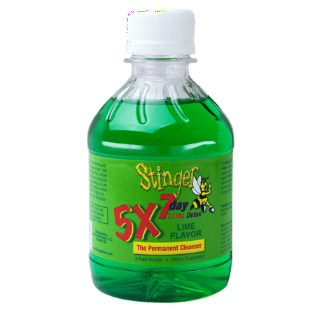 Stinger 7 Day Total Detox 5x Permanent Cleanser Lime Flavor