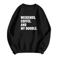 thumbnail image 4 of Yuhangmm Fashion Crewneck Casual Sweatshirt Long Sleeve Soft Comfortable Pullover Top for Everyday Wear and Outfits with Classic Style Black M, 4 of 4
