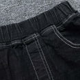 thumbnail image 6 of Tfken Kids Boys Jeans Size 11-12 Years Fall Comfortable Slim-Leg Black Trousers, 6 of 9
