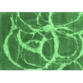 thumbnail image 1 of Ahgly Company Indoor Rectangle Abstract Emerald Green Contemporary Area Rugs, 3' x 5', 1 of 4